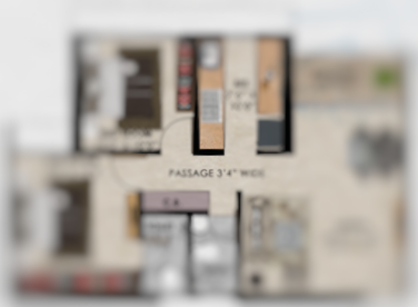 Ajmera LBS Road Bhandup West 2BHK Plan